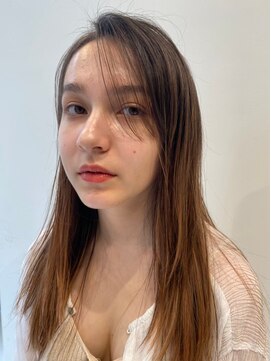 ローウェ 沖縄新都心(Louwe) 小顔ピンクベージュラベージュウェーブ[おもろまち駅/沖縄新都心