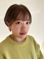 ウル(uLu.)&nbsp;【骨格補正】マッシュショート×カーキグレージュ☆