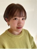 【骨格補正】マッシュショート×カーキグレージュ☆