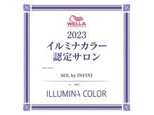 ソル(SOL by INFINI)の雰囲気（圧倒的透明感で憧れの色に。。。♪イルミナカラー認定サロン）