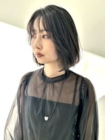 フォーク FOLK 【FOLK】赤みなし透明感グレージュ☆似合わせ内巻きボブ♪