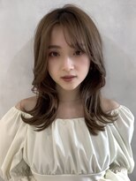 オリンテ バイ レシッド 表参道(orente by rcid)&nbsp;レイヤーカット×スモーキーグレージュインナーグレージュ