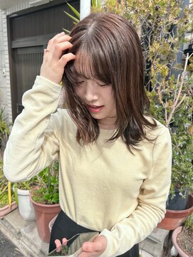 アルコイリスバイドールヘアー(ARCOIRIS by Dollhair) 透明感カラー顔周りレイヤー髪質改善都島