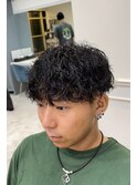 波巻きスパイラルパーマツイストスパイラルパーマ韓国マッシュ
