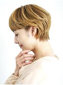 オリーブベージュ/ウェットヘア/ショートヘア/30代/40代/50代