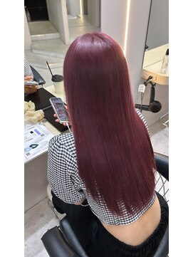 ボタン テンジン(VOTAN tenjin) ブリーチカラー/レイヤーカット/髪質改善