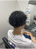 Second   ×　メンズパーマ
