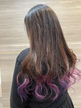 ラビス クローバー(Lovis clover) デザインカラー　夏のヘアアレンジ