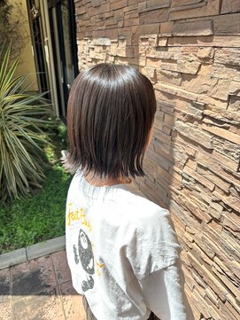 ヘアドゥーポジャ 藤岡店(hair Do poja) 切りっぱなしボブ