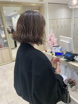 アッシュ 仙川店(Ash)&nbsp;30代40代50代ゆるふわボブ白髪ぼかしボブパーマデジタルパーマ