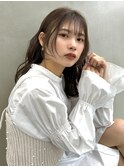 オリーブブラウン 顔周りレイヤー
