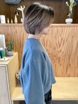 ネキ(neki) 毛先ブリーチデザインカラー