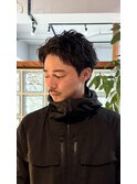 大人スパイキーピンパーマショート【大名/パーマ/メンズカット】