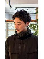 アイダブリューティー ヘア デザイン(IWT hair design)&nbsp;大人スパイキーピンパーマショート【大名/パーマ/メンズカット】