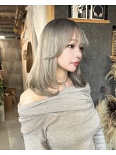 空 ホワイトシルバー/ブリーチ2回～
