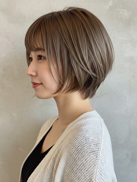 ペイジバイネオリーブ 吉祥寺店(Paige by Neolive) 吉祥寺/ホワイトグレージュ/フェザーパーマ/デジタルパーマ