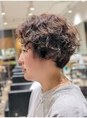 クセを活かすパーマショート！