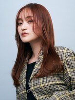 ヘアサロン ガリカ 表参道(hair salon Gallica)&nbsp;前髪ありフェイスレイヤーブリーチなしショコラベージュカラー