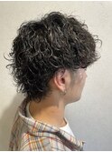 波巻きメンズパーマ