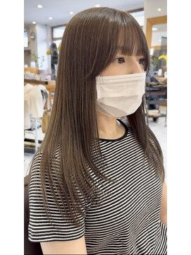 ラ ポルト ドゥ サワ(La Porte de SAWA) 長野市美容室/ナチュラルベージュカラー