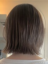 テクネ 天神大名(techne) 天神大名顔周りレイヤーカットミディアムボブタッセルボブパーマ