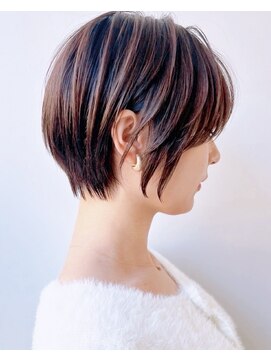 セイドット リー(Say. Ree) say.ショートボブひし形ショートオリーブグレーアッシュ小顔