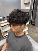 MEN’S HAIR/波巻ツイストスパイラル/フェザーパーマ/本町