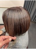 艶髪×白髪ぼかしハイライト葛西髪質改善｜葛西縮毛矯正｜