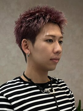 エルマーク 京都駅前(L-MARK) スパイキーショート/アップバング/ツーブロック/メンズ/眉毛