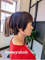 フルーノヘア 八幡駅(Hulu-no.hair)&nbsp;オンまゆショートボブ