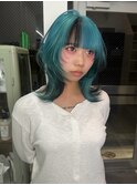 Turquoise×Black