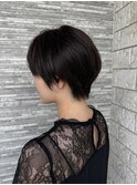 ショートカットショートボブイメチェン30代顔周り似合わせカット