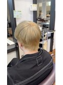 1ブリーチで作るホワイトベージュ