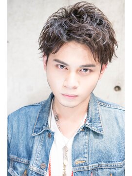 メンズヘア パーカット 下北沢南口店(MEN'S HAIR PERCUT) アップバングショートパーマ