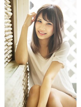 ヘアーサロンデフォーエバールークス(hairsalon de Forever Lux) ForeverLuxイルミナカラーワイドバングなくびれミディ