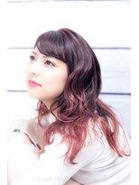 ヘアーメイク ダンス(hair make DANCE)&nbsp;バレイヤージュ edolピンク＋α