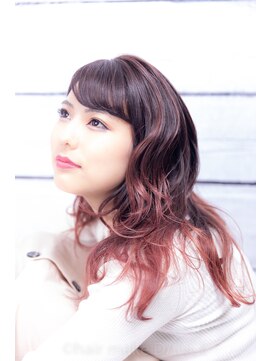 ヘアーメイク ダンス(hair make DANCE) バレイヤージュ edolピンク+α