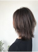 レイヤースタイル 肩位置で動くスタイル