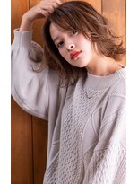 外ハネブランジュミディHair Design Collet Ginza