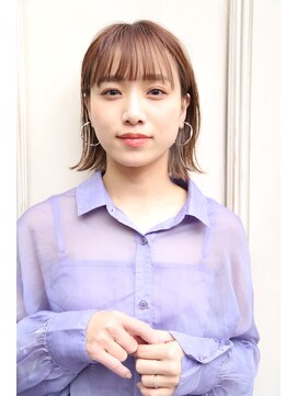 オーシャン(Ocean) ［OCEAN　Hair&Life]抜け感☆外はね☆ミニボブ☆