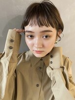 パーク(PARK)&nbsp;【PARK】束感ワイドショートバング×シアーベージュ