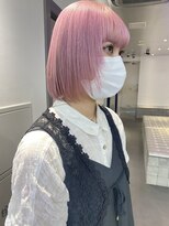 ゲーム 原宿店(GAME)&nbsp;ピンクベージュ/ダブルカラー/ケアブリーチ/髪質改善/原宿