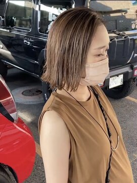 ヘアークリエイションソイ(HAIR CREATION SOI) 切りっぱなしボブ/ハイライト