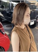 切りっぱなしボブ/ハイライト