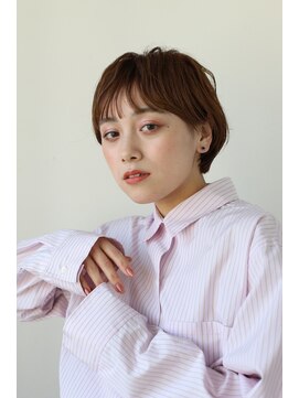 ヘアーアンドメイク エクリ 不動前店(Hair&Make equri) 【不動前美容室】ショートヘア・ニュアンスカール