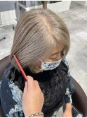 *After→Before*右スワイプ【白髪ぼかしベージュ】[30代40代50代