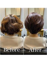 お客様のご要望【３】「バッサリ、イメチェンしたい」似合うを作ります!![放出/髪質改善/縮毛矯正]