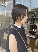 艶髪ボブ×アッシュブラウン×トリートメント