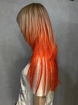 エル オオサカ 心斎橋店(L. OSAKA)&nbsp;アプリコットオレンジ_ツートーンショコラアッシュヘルシー_Y50