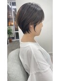 大人可愛い30代40代50ショートボブショート丸みショート